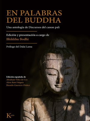 cover image of En palabras del Buddha